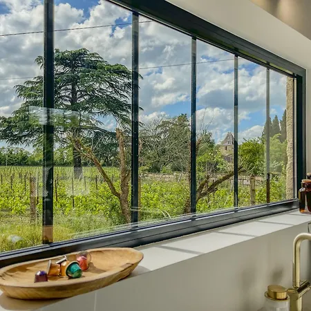Maison Girondine Cosy Avec Jardin Et Vue Vigne - Proche St-émilion Casa vacanze Libourne